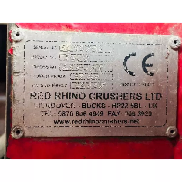 Употребявана трошачка Red Rhino 5000 2007