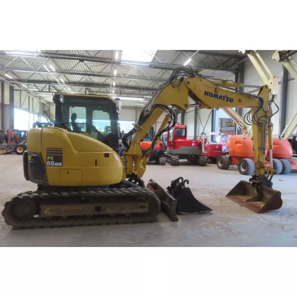 Употребяван мини багер Komatsu PC 88 MR-8 2010, 4160 мм