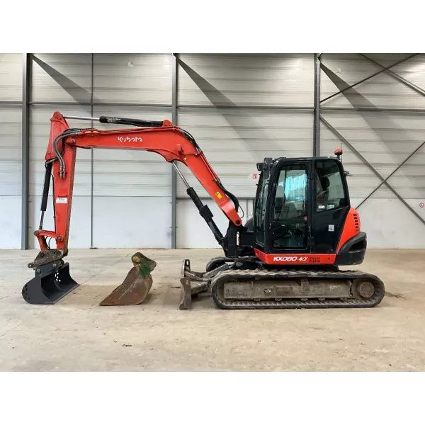 Употребяван мини багер Kubota KX080-4 2018, 4600 мм