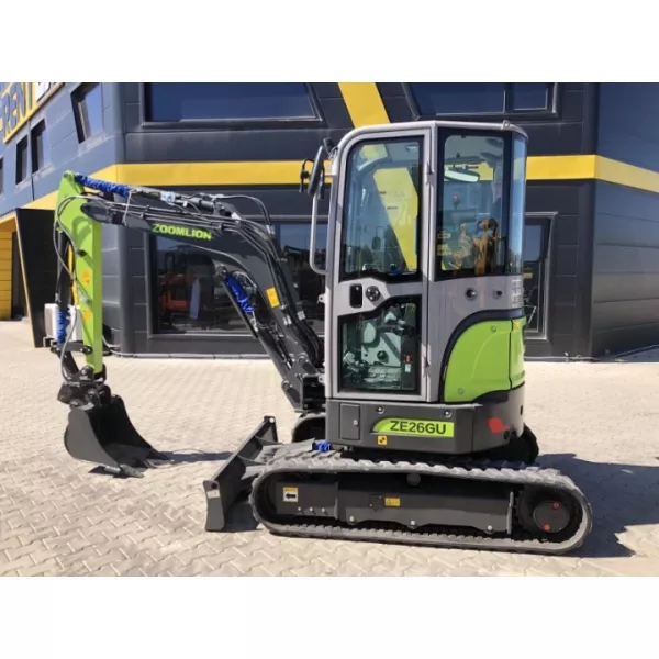 Мини багер ZOOMLION ZE26GU 2750, 21 к.с., KUBOTA  - продажба