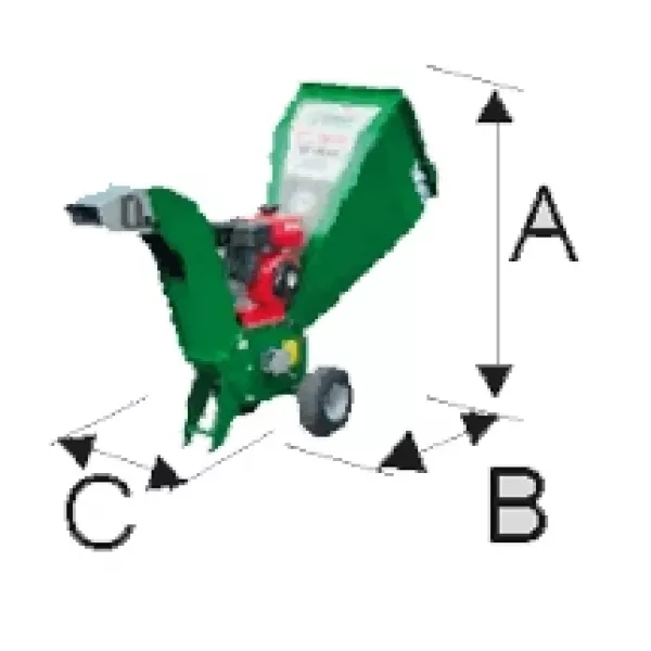 Дробилка за клони Green Technik CIP 800, 40-60 мм, PTO, 3 м3/час - продажба