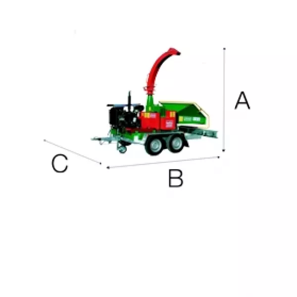 Дробилка за клони Green Technik CIP 2700, 270 мм, PTO, 15-25 м3/час - продажба