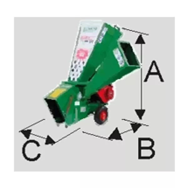 Дробилка за клони Green Technik BC 100, 70 мм, 18 мм, 2-4 м3/час - продажба