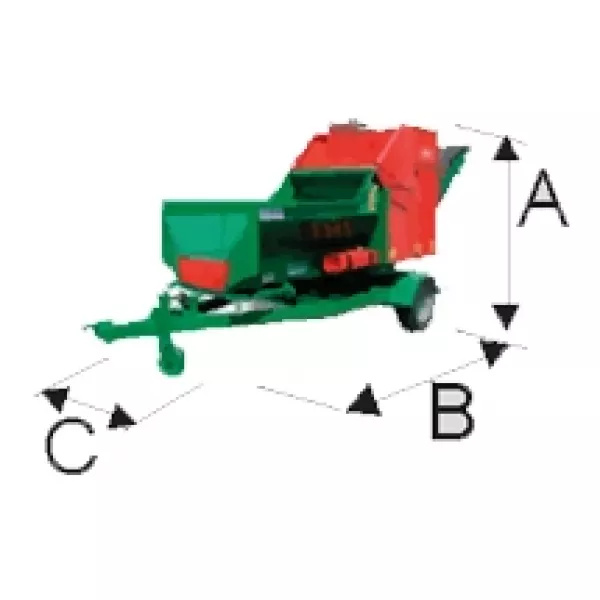 Дробилка за клони Green Technik BS1000, 28 мм, 60-70 м3/час - продажба