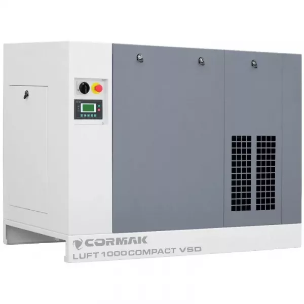 Електрически компресор CORMAK LUFT 1000 VSD + N10S  Air dryer, 7,5 kW, 10 к.с., 950 (л/мин) - продажба