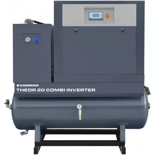 Електрически компресор CORMAK THEOR 20 COMBI-500 INVERTER, 15 kW, 20 к.с., 2000 (л/мин) - продажба