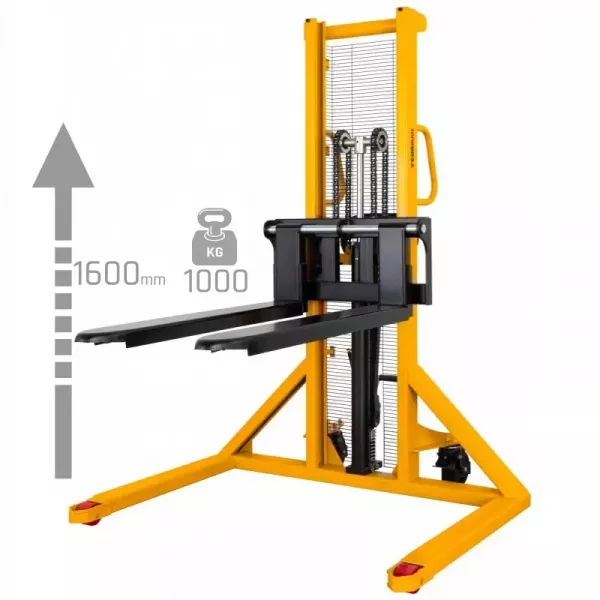 Палетен стакер CORMAK WRHS1016/1250, 1000 кг - продажба