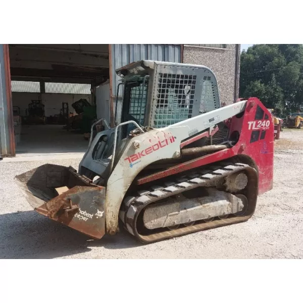 Употребяван мини верижен товарач Takeuchi TL240 2008