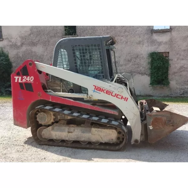 Употребяван мини верижен товарач Takeuchi TL240 2008