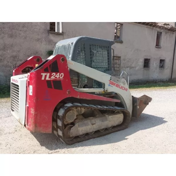 Употребяван мини верижен товарач Takeuchi TL240 2008