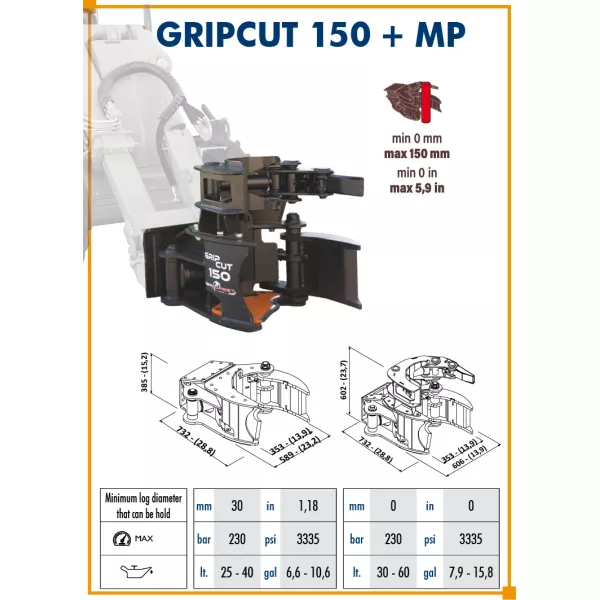 Ножица Agriforest GRIPCUT 150 + MP - продажба