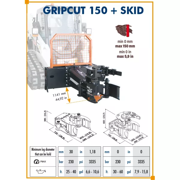 Ножица Agriforest GRIPCUT 150 + SKID - продажба