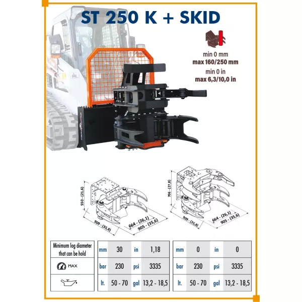 Ножица Agriforest ST 250 K + SKID - продажба