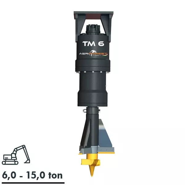 Цепачка за дърва Agriforest TM 6 + фреза за пънове - продажба