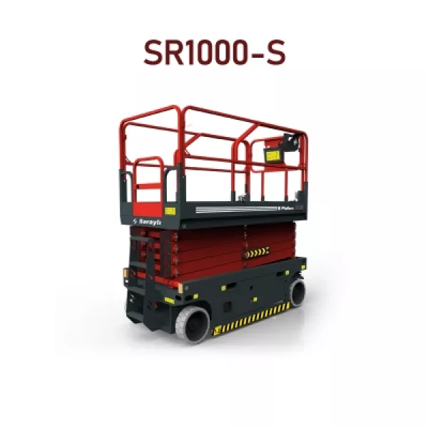 Ножична вишка Sarayli SR1000S, 10000 мм, 240 Ah - продажба