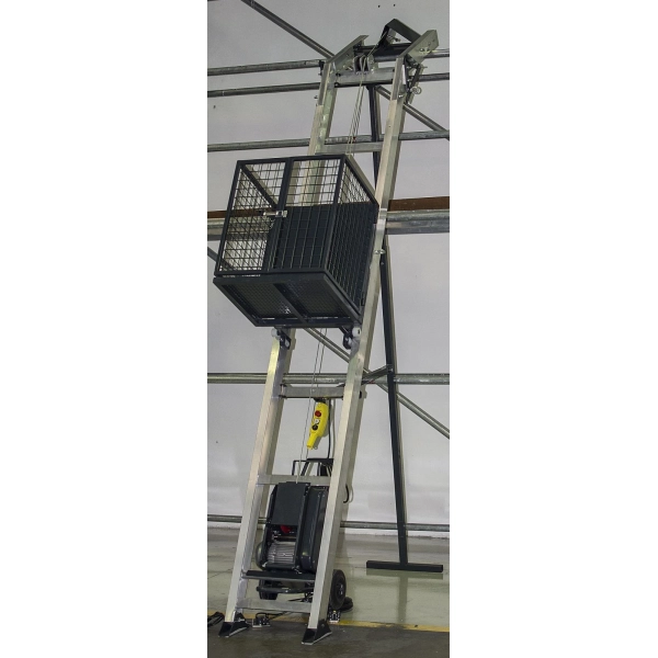 Подемник за соларни панели и материали Camac Ladder hoist 200, 40 м, 22 м/мин, 20 м, 2 к.с., 220 V, 200 кг, 980 x 1250 x 940 мм.