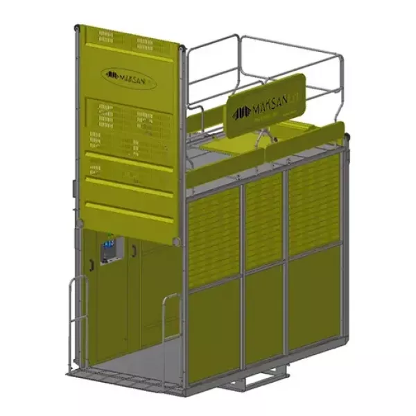 Едноколонен подемник Maksan Lift MKS Acrobat 2015C, 2000 кг, 200 м, 380 V, 0-36 м/мин, 2x7,5 kW - продажба