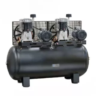 Електрически компресор Ferplast NB10/10/900TD-SD FT, 7,5+7,5 kW, 10+10 к.с., 900 л., 2460 (л/мин) - продажба