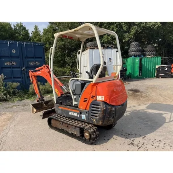 Употребяван мини багер Kubota KX36 2007, 2230 мм