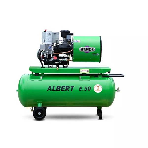 Електрически компресор Atmos Albert E.50, 5,5 kW, 270 л., 0,87 - продажба