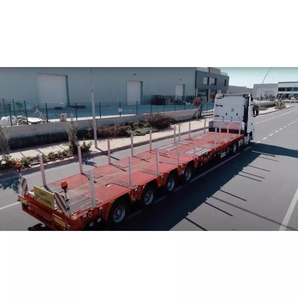 Ремарке Komodo KMD 4 AXLE FLATBED с разширяване НОВ, 4 - продажба