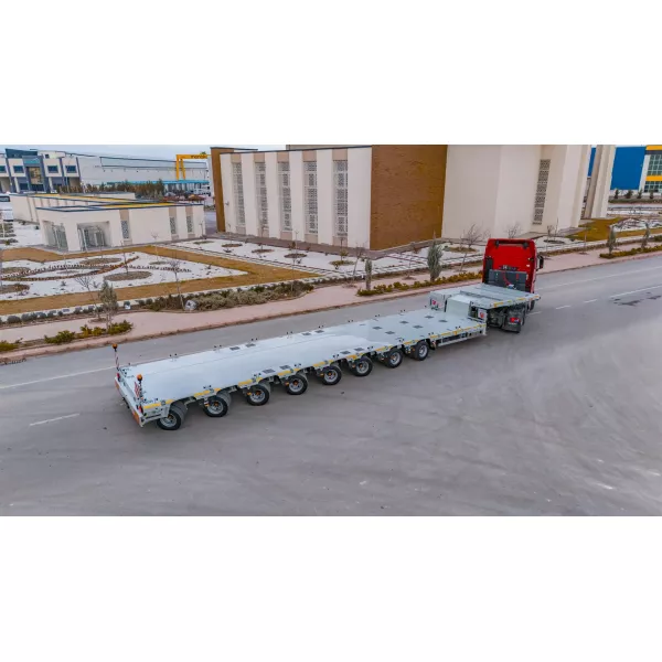 Ремарке Komodo KMD 8 AXLE FLATBED хидравлично НОВ, 8 - продажба