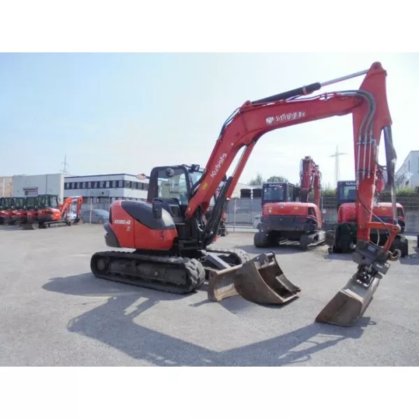 Употребяван мини багер Kubota KX080-4 2018, 4600 мм