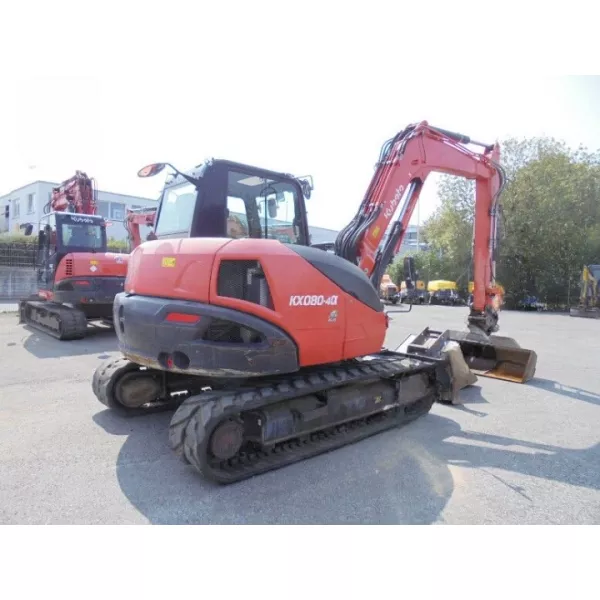 Употребяван мини багер Kubota KX080-4 2018, 4600 мм