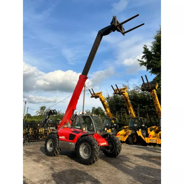 Употребяван телескопичен товарач Manitou MT732 2006