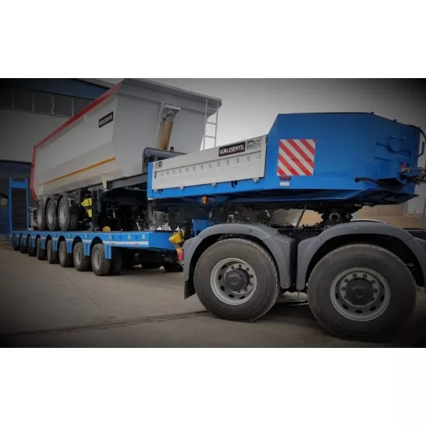 Полуремарке ниска платформа GT Semitrailer 8 оси, 8