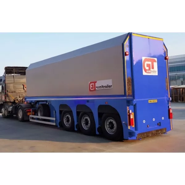 Полуремарке ниска платформа GT Semitrailer 3 оси, закрито, 3