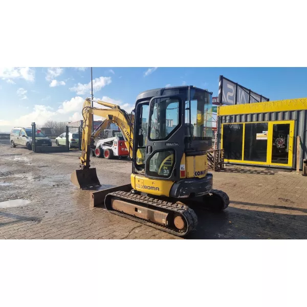 Употребяван мини багер Komatsu PC35MR-3 2010 3740, 3110 мм