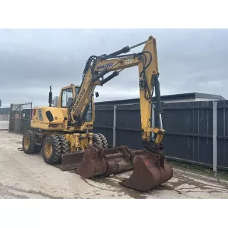 Колесен багер Komatsu PW75R 2004